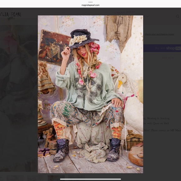 Magnolia Pearl Bapu Fritza Gandhi Hoodie - Picture 3 of 7